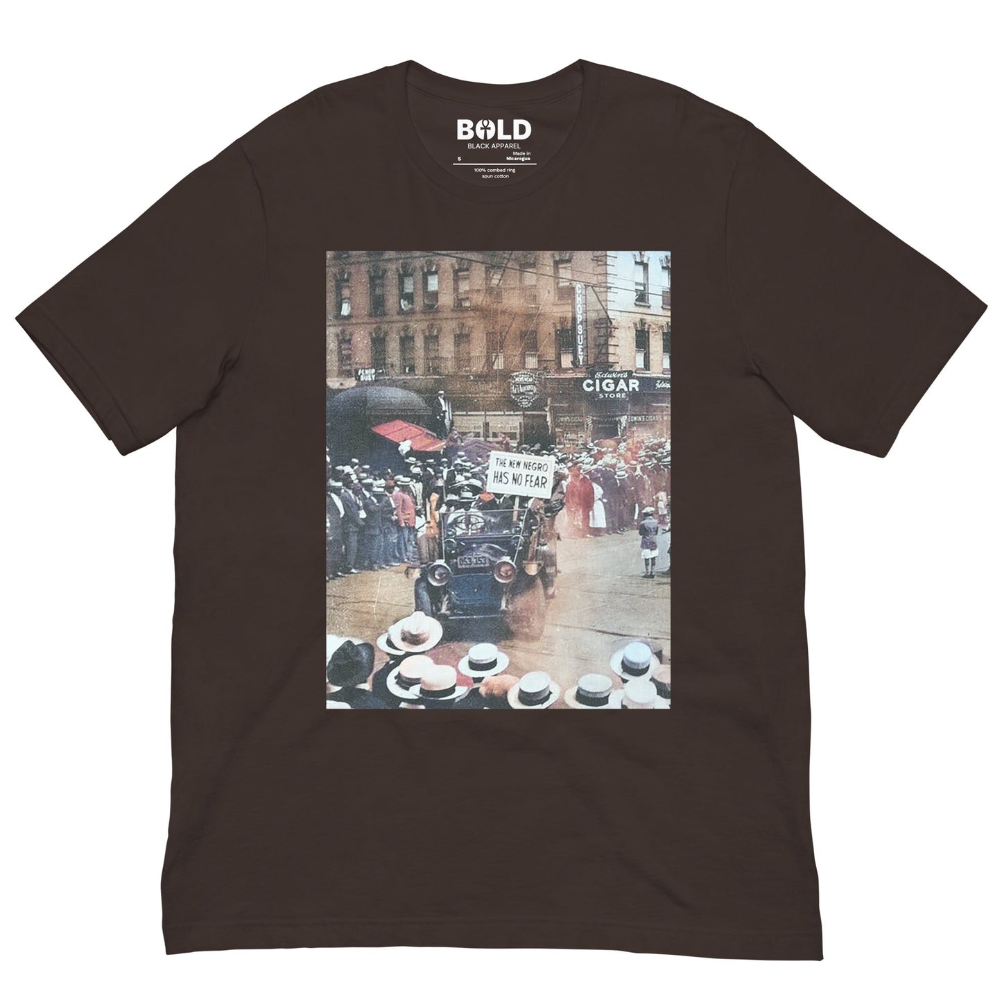 1917 Silent Protest Parade in Harlem T-Shirt - Bold Black Apparel