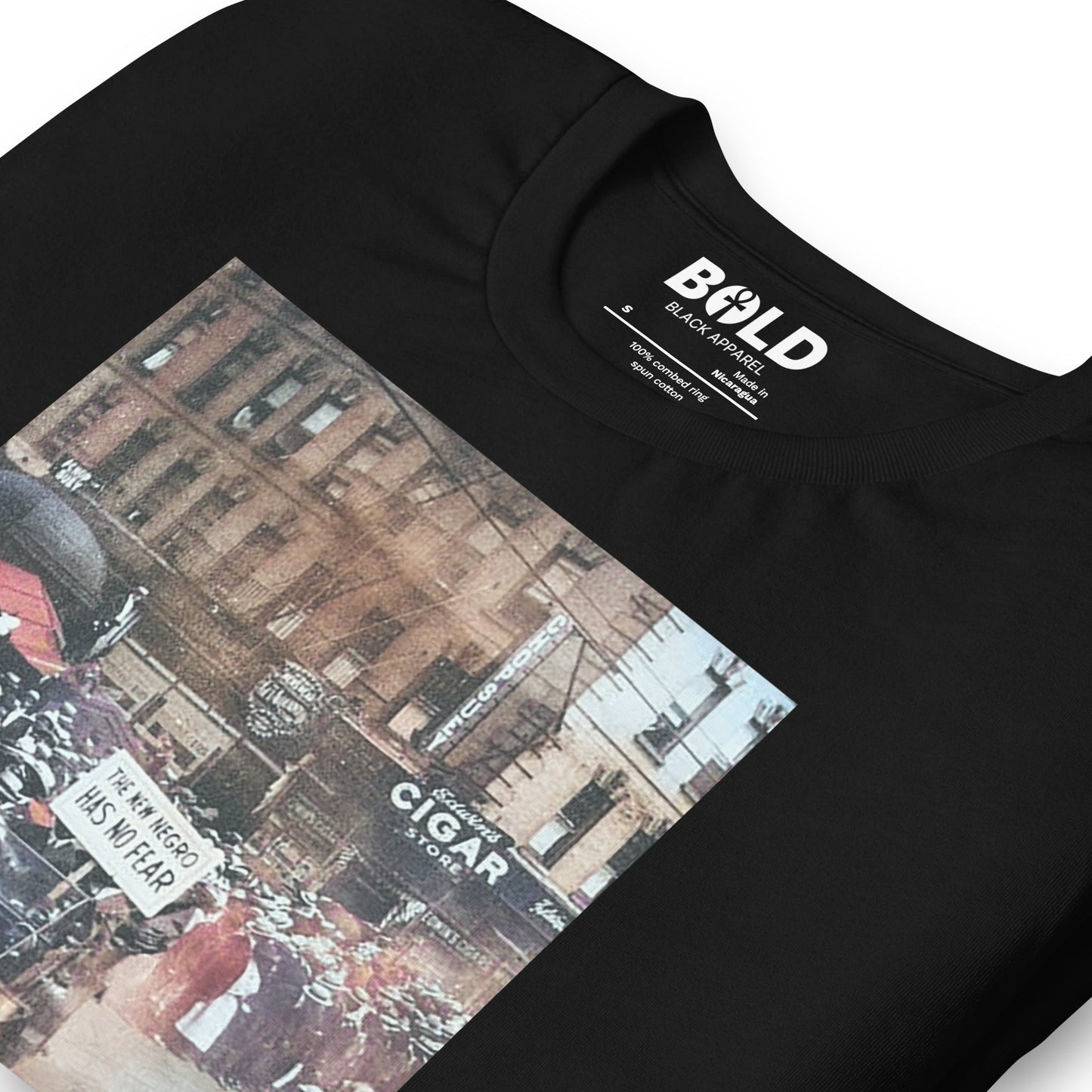 1917 Silent Protest Parade in Harlem T-Shirt - Bold Black Apparel