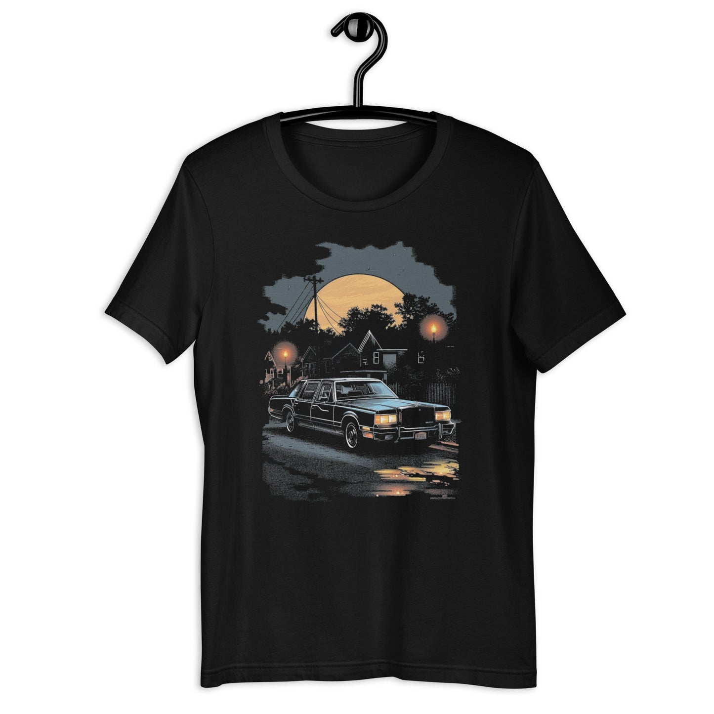 1980s Crown Victoria T-Shirt - Bold Black Apparel