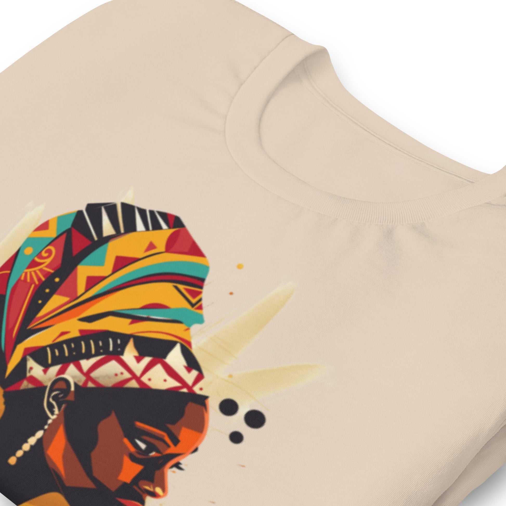 African Mother & Daughter Ladies T-Shirt - Bold Black Apparel