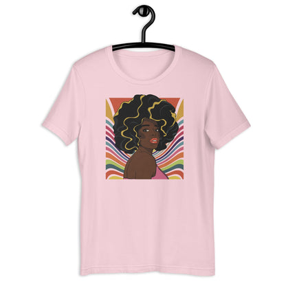 Afro Electric T-Shirt - Bold Black Apparel