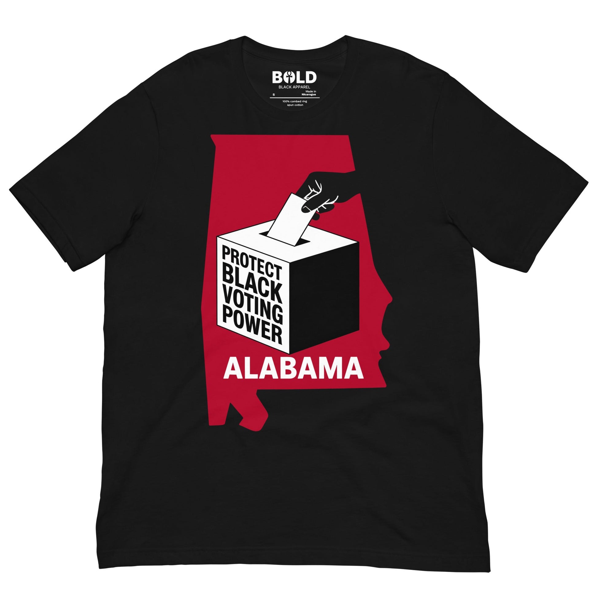 Alabama Voting Rights Act T-Shirt - Bold Black Apparel