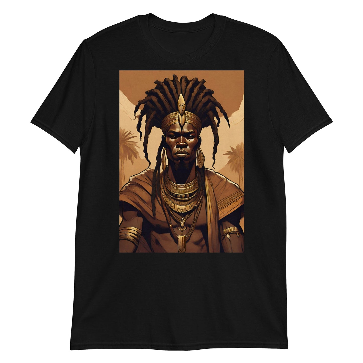 Ancient King Warrior T-shirt - Bold Black Apparel