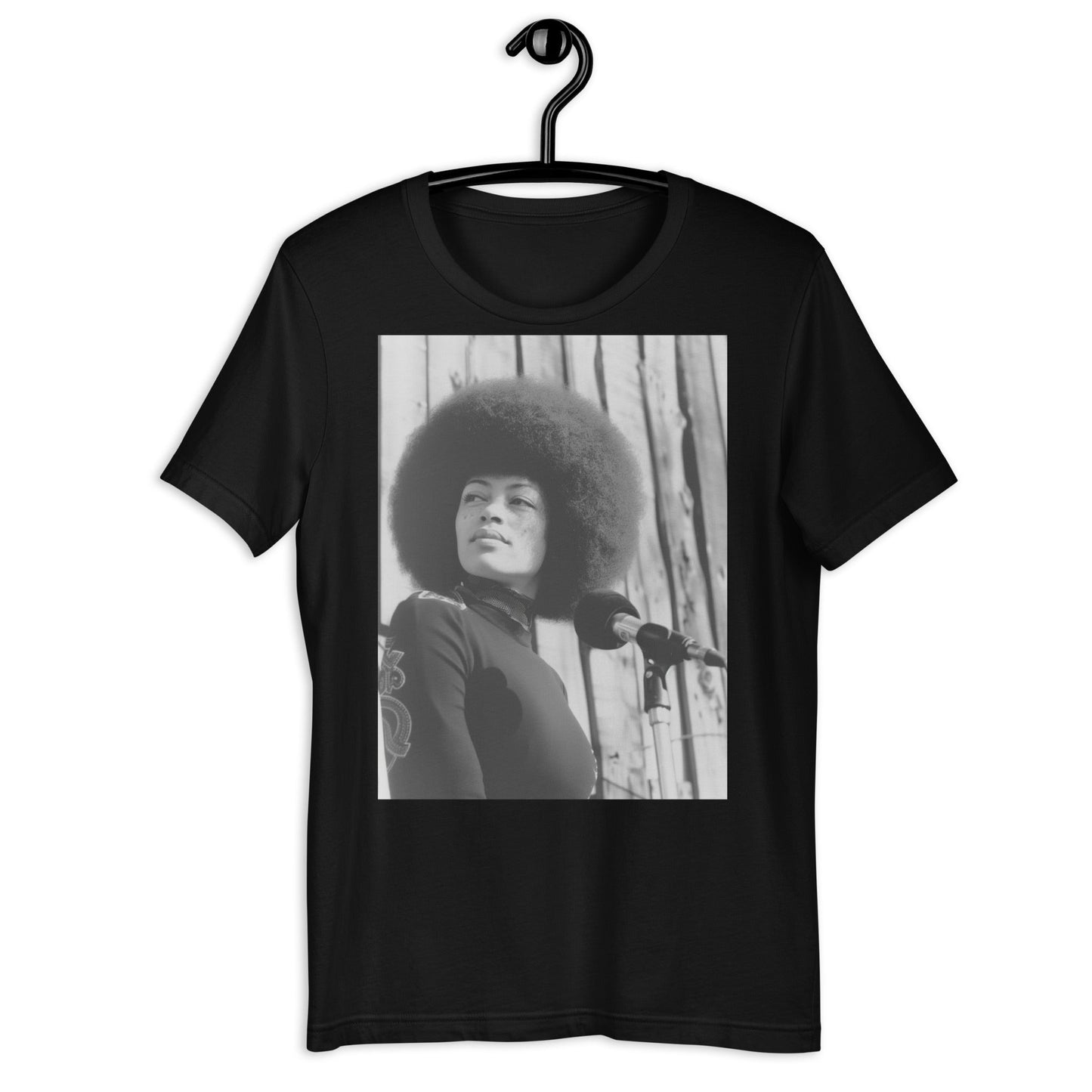 Angela Davis Photo T-Shirt - Bold Black Apparel