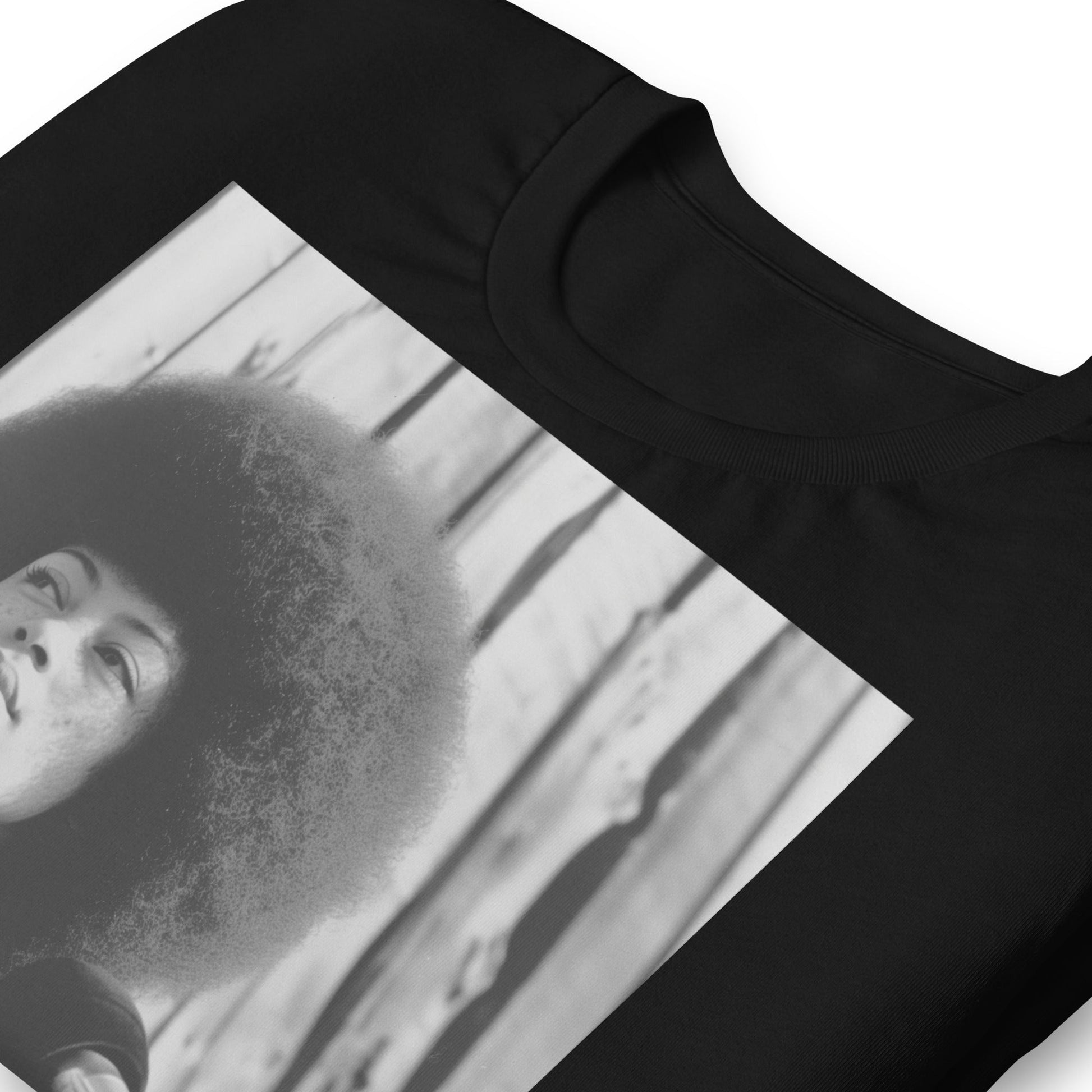 Angela Davis Photo T-Shirt - Bold Black Apparel