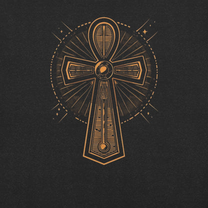 Ankh of Life T-Shirt - Bold Black Apparel