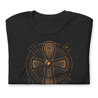 Ankh of Life T-Shirt - Bold Black Apparel