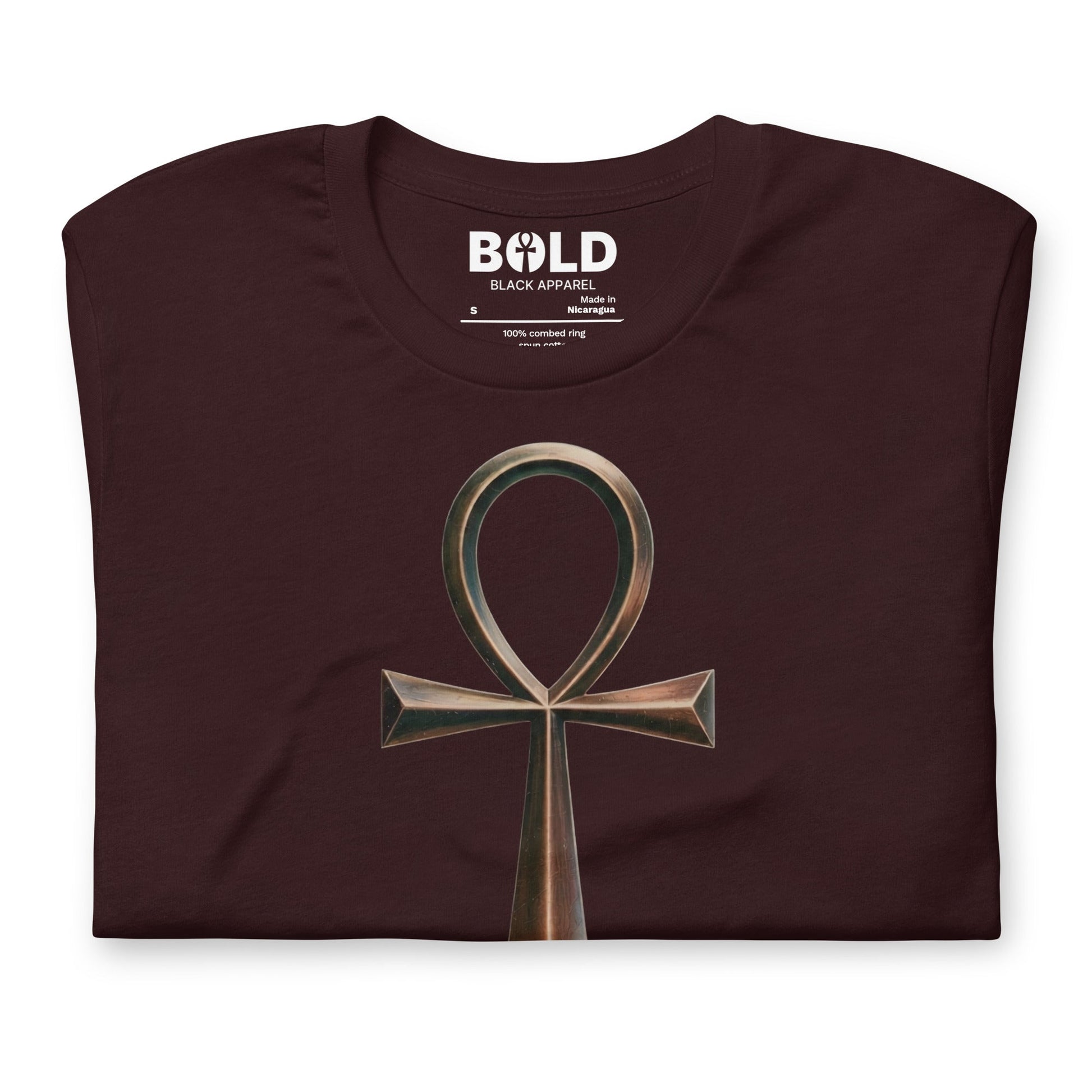 Ankh Symbol of Life T-Shirt - Bold Black Apparel