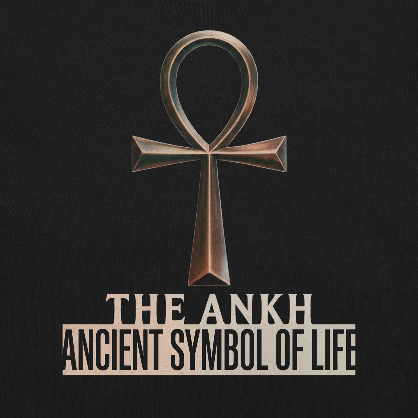Ankh Symbol of Life T-Shirt - Bold Black Apparel