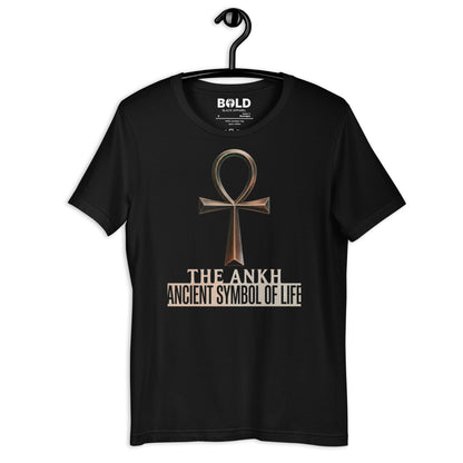 Ankh Symbol of Life T-Shirt - Bold Black Apparel