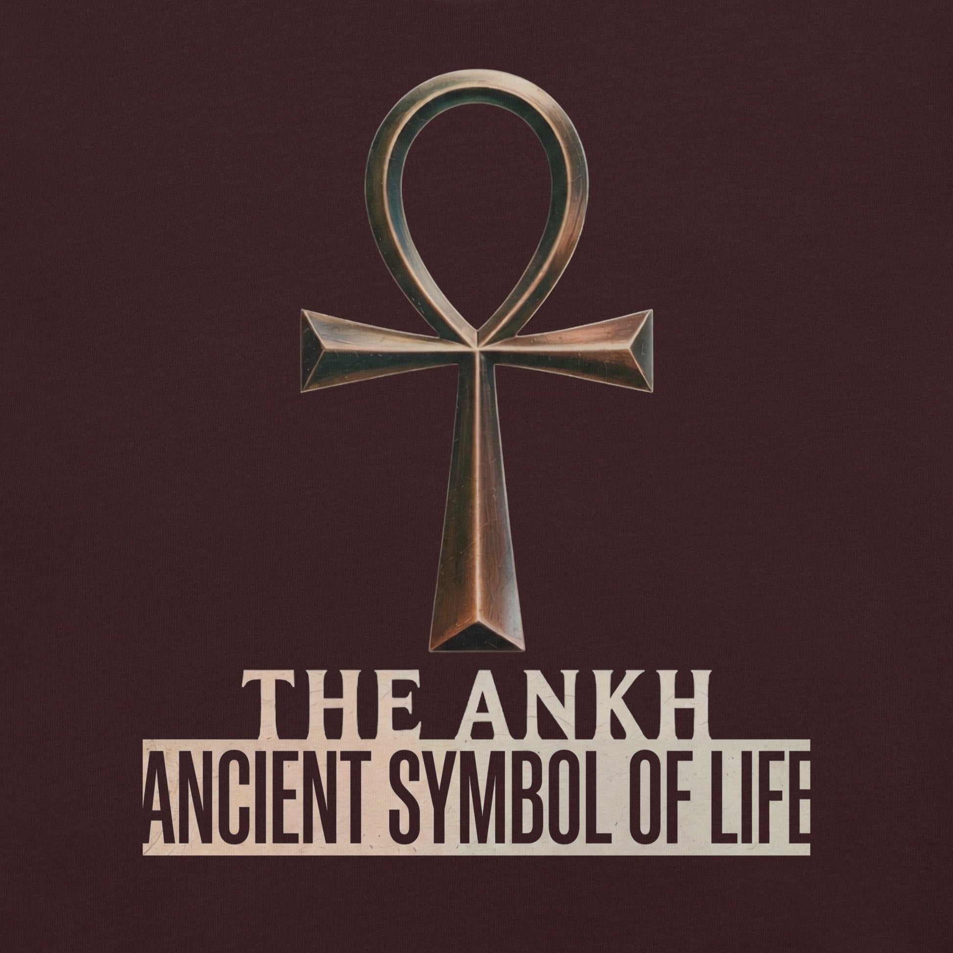 Ankh Symbol of Life T-Shirt - Bold Black Apparel
