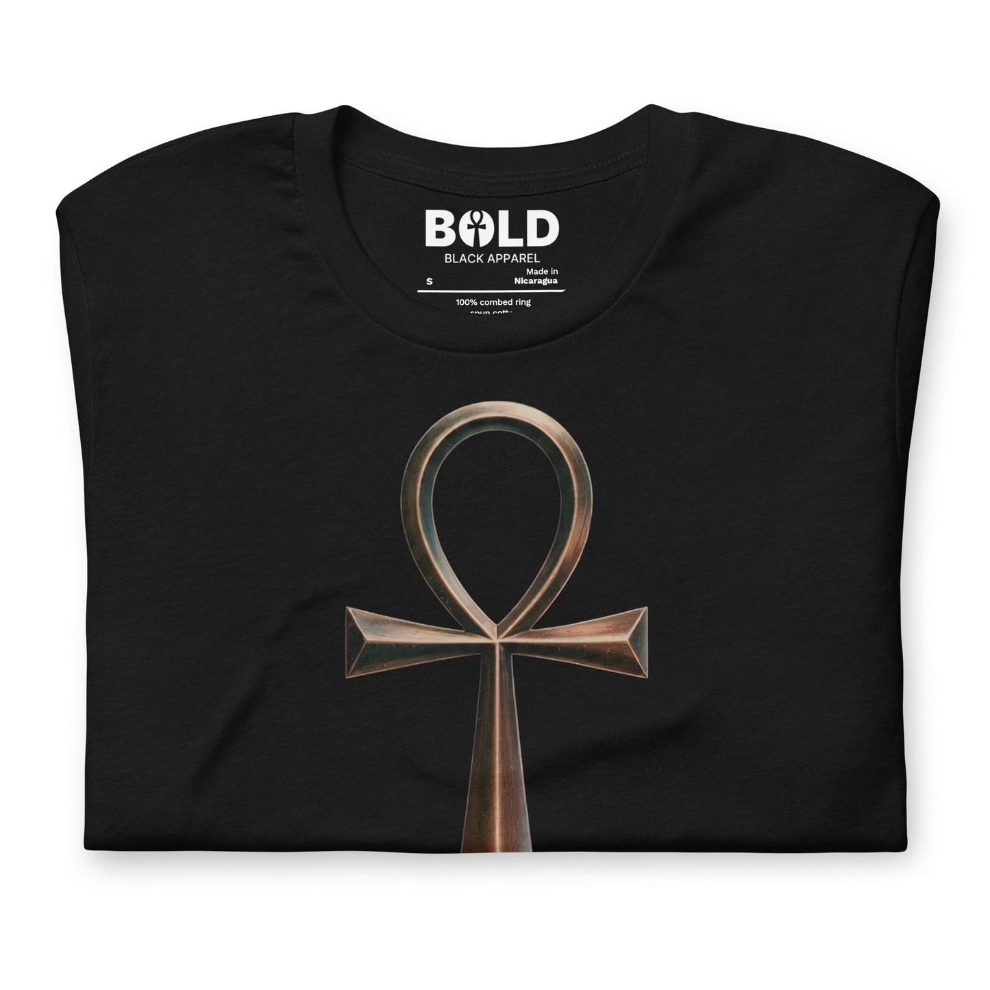 Ankh Symbol of Life T-Shirt - Bold Black Apparel