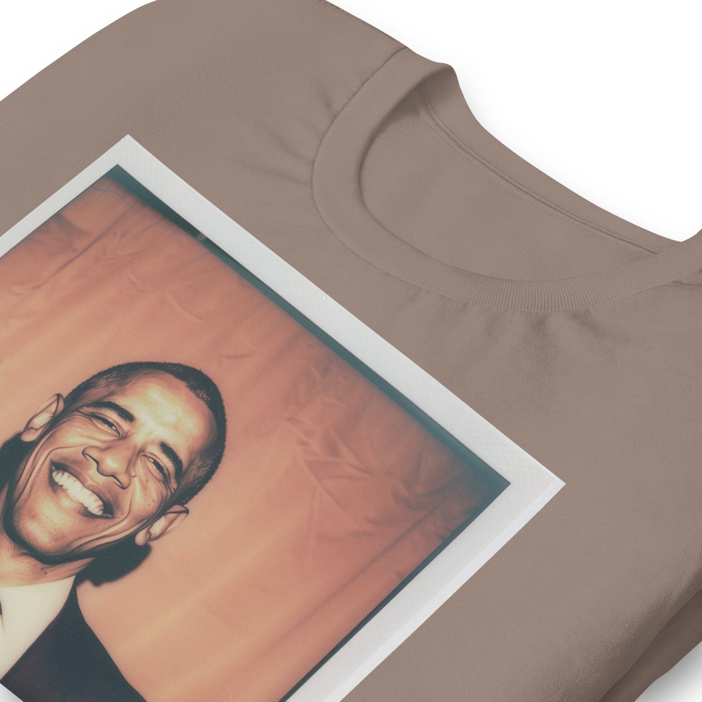 Barack Obama Polaroid T-Shirt - Bold Black Apparel