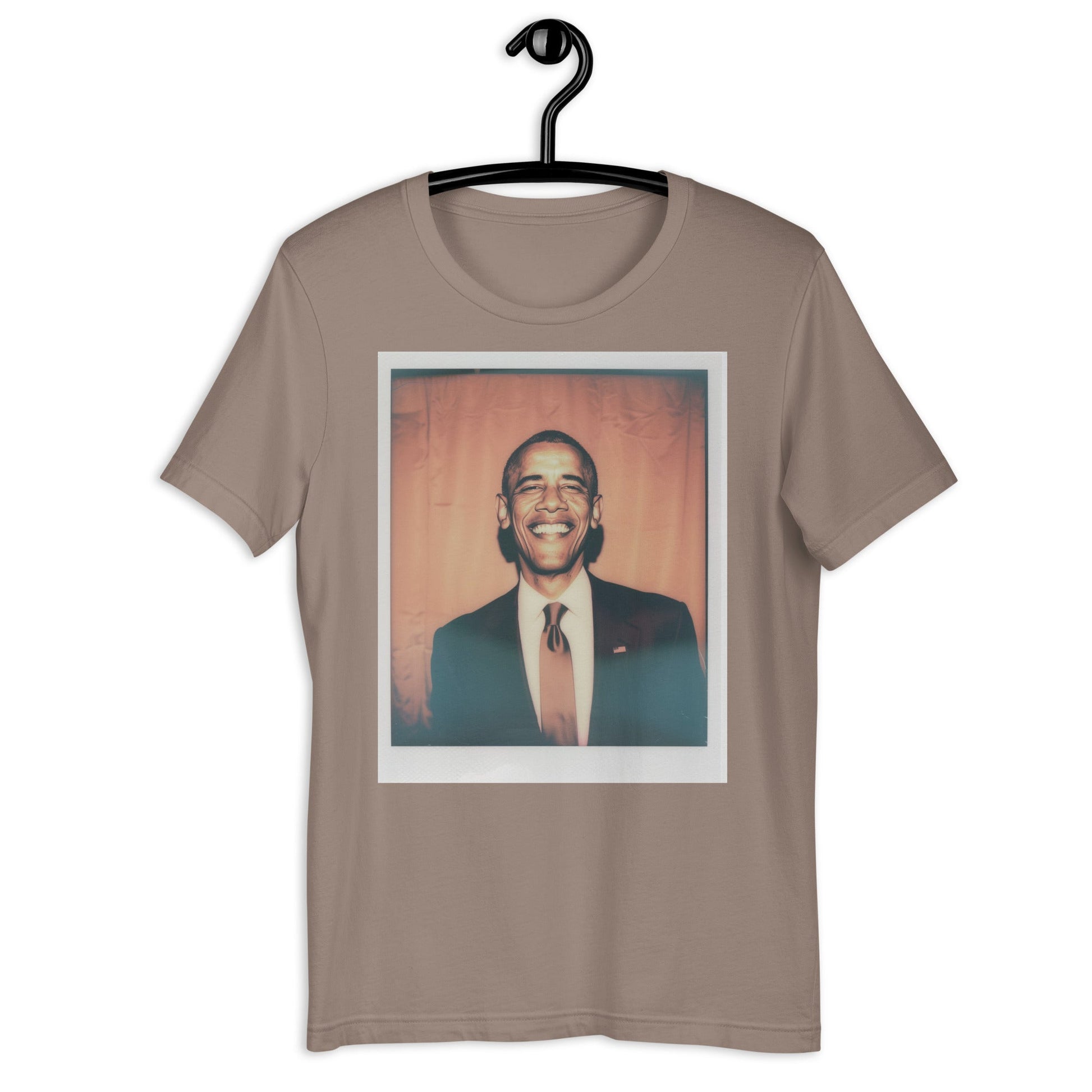 Barack Obama Polaroid T-Shirt - Bold Black Apparel