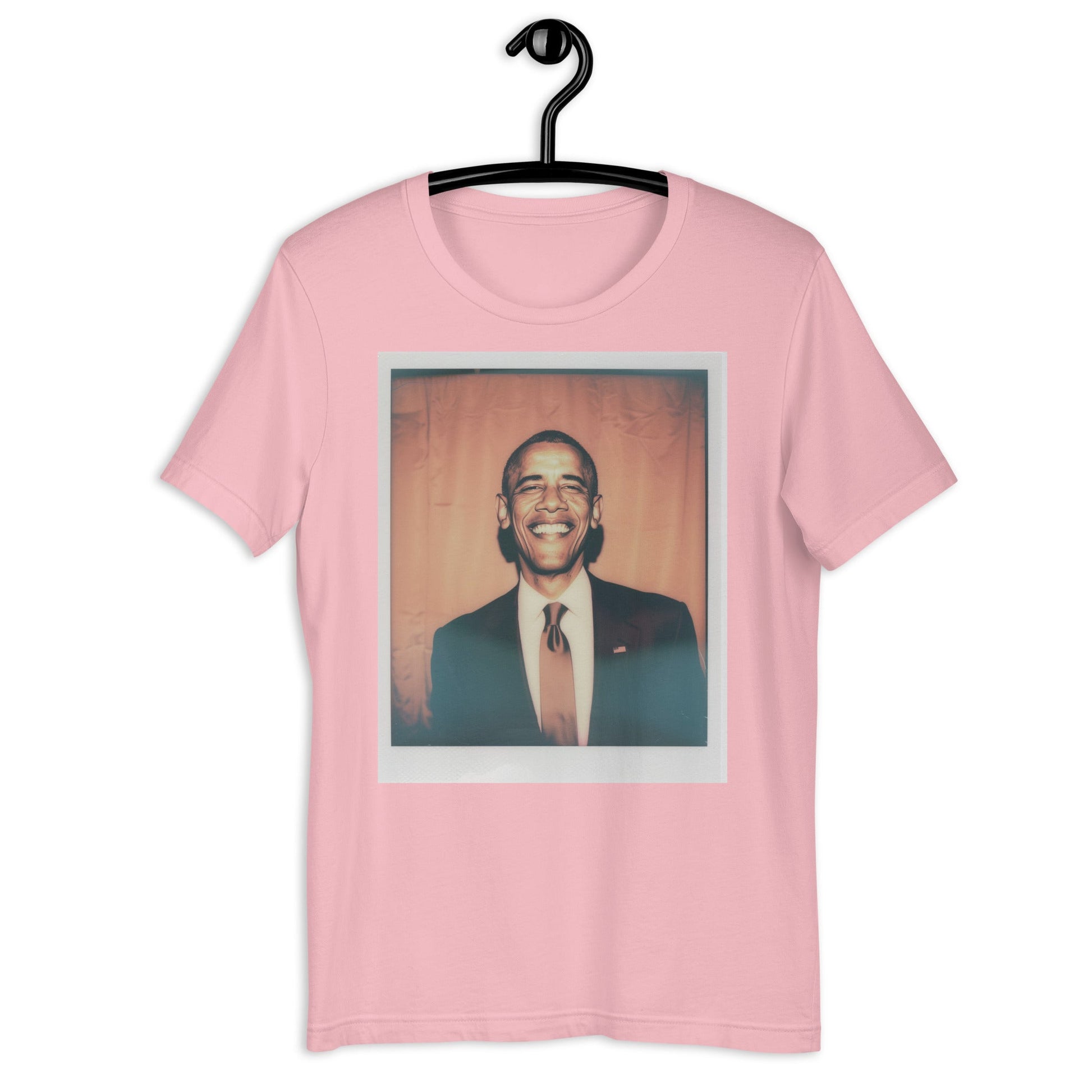 Barack Obama Polaroid T-Shirt - Bold Black Apparel