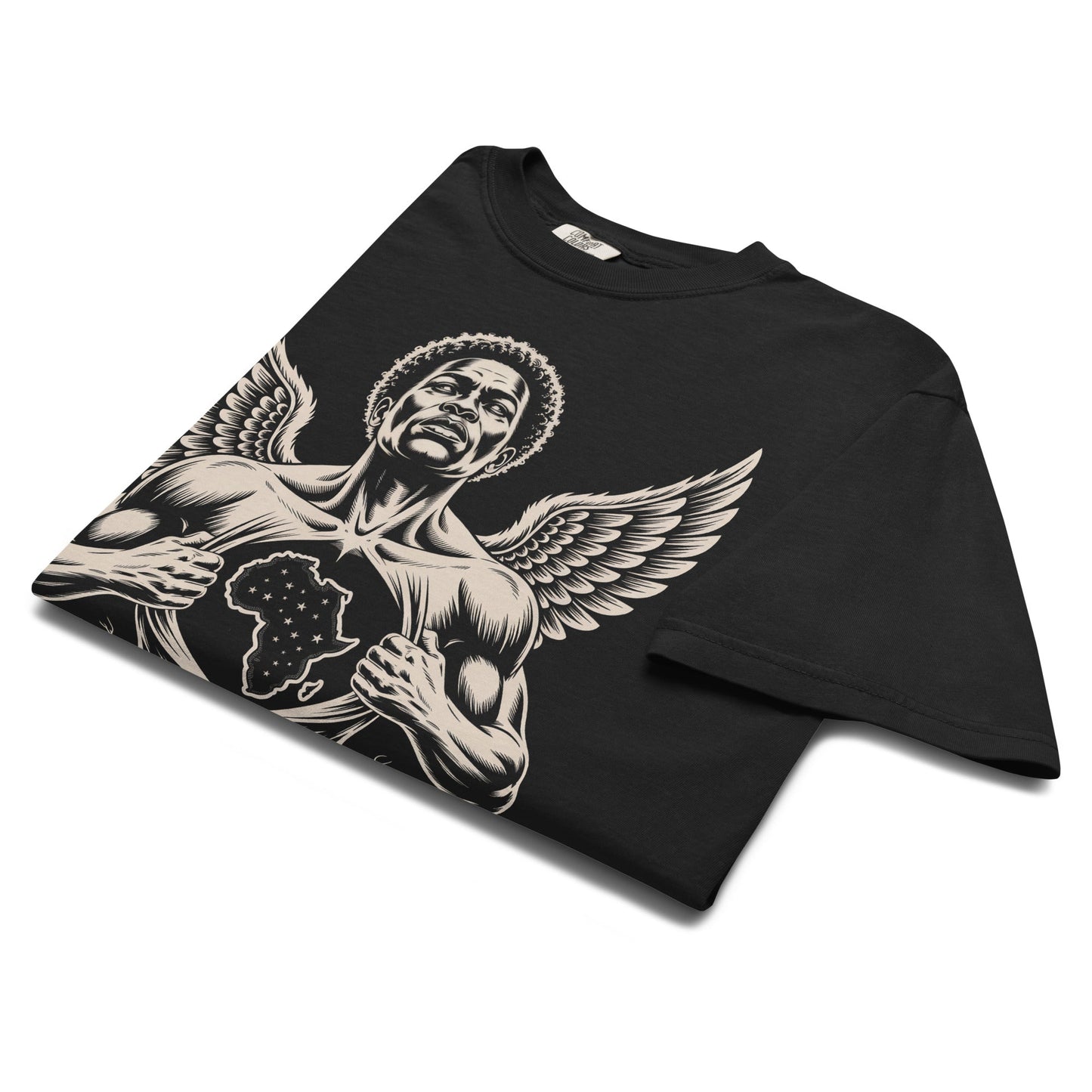 Black Angel Ancestor Premium T-Shirt - Bold Black Apparel