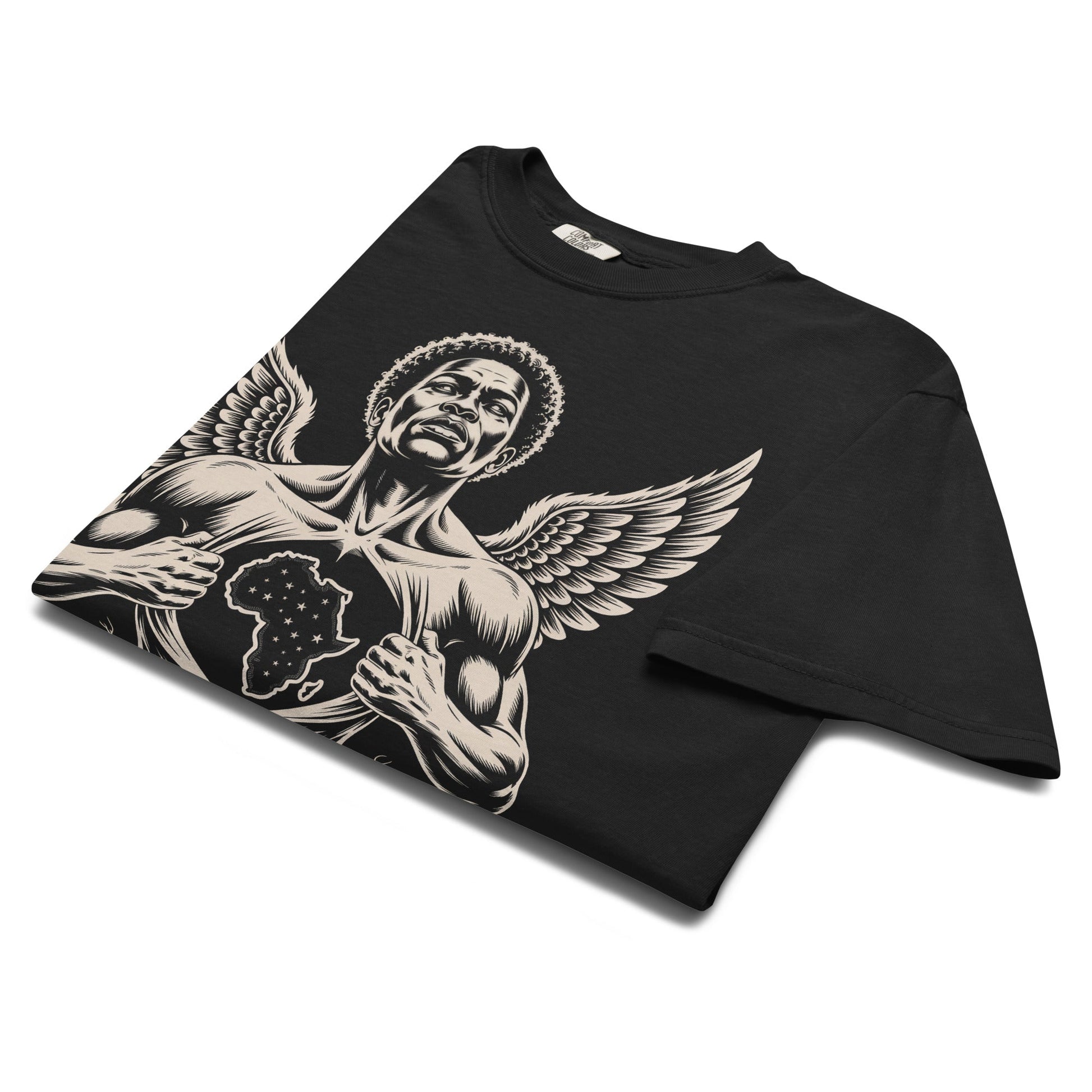 Black Angel Ancestor Premium T-Shirt - Bold Black Apparel