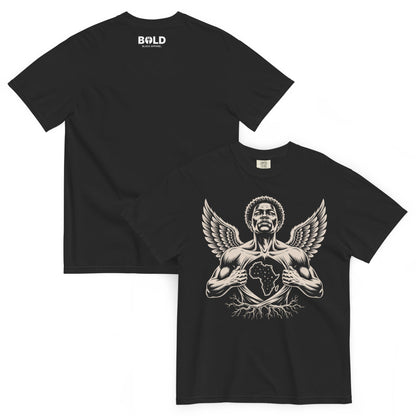 Black Angel Ancestor Premium T-Shirt - Bold Black Apparel
