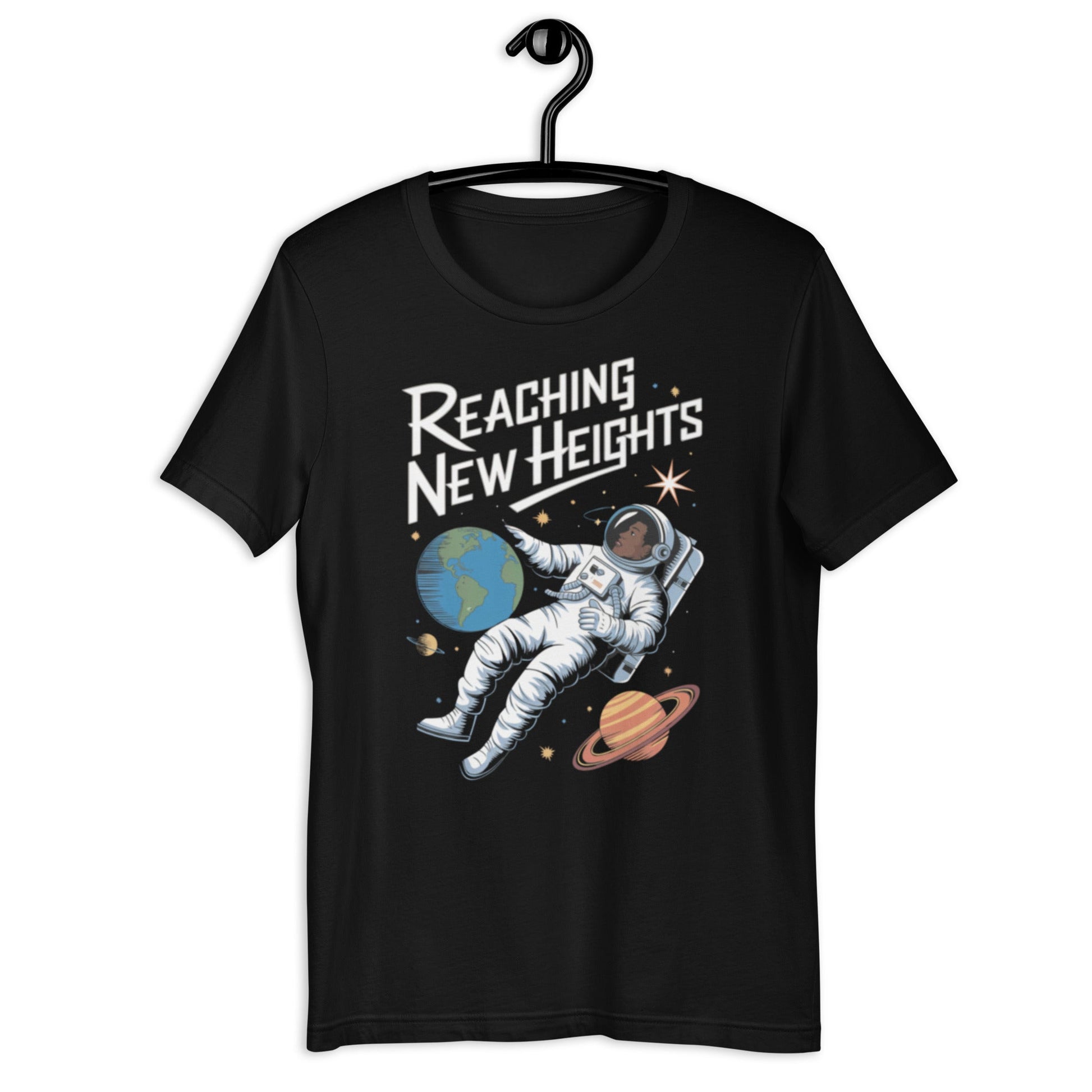 Black Astronaut T-Shirt - Bold Black Apparel