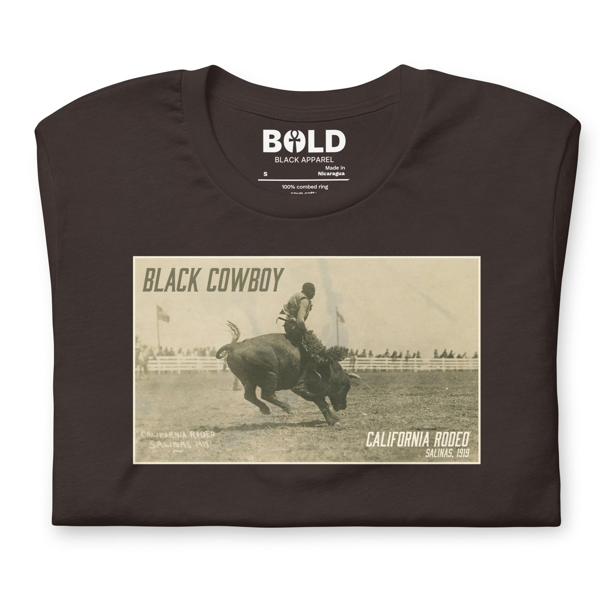 Black Cowboy T-Shirt - Bold Black Apparel