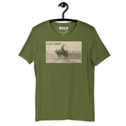 Black Cowboy T-Shirt - Bold Black Apparel