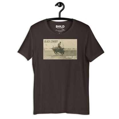 Black Cowboy T-Shirt - Bold Black Apparel