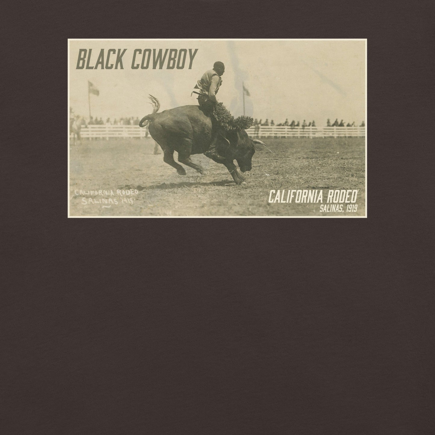Black Cowboy T-Shirt - Bold Black Apparel