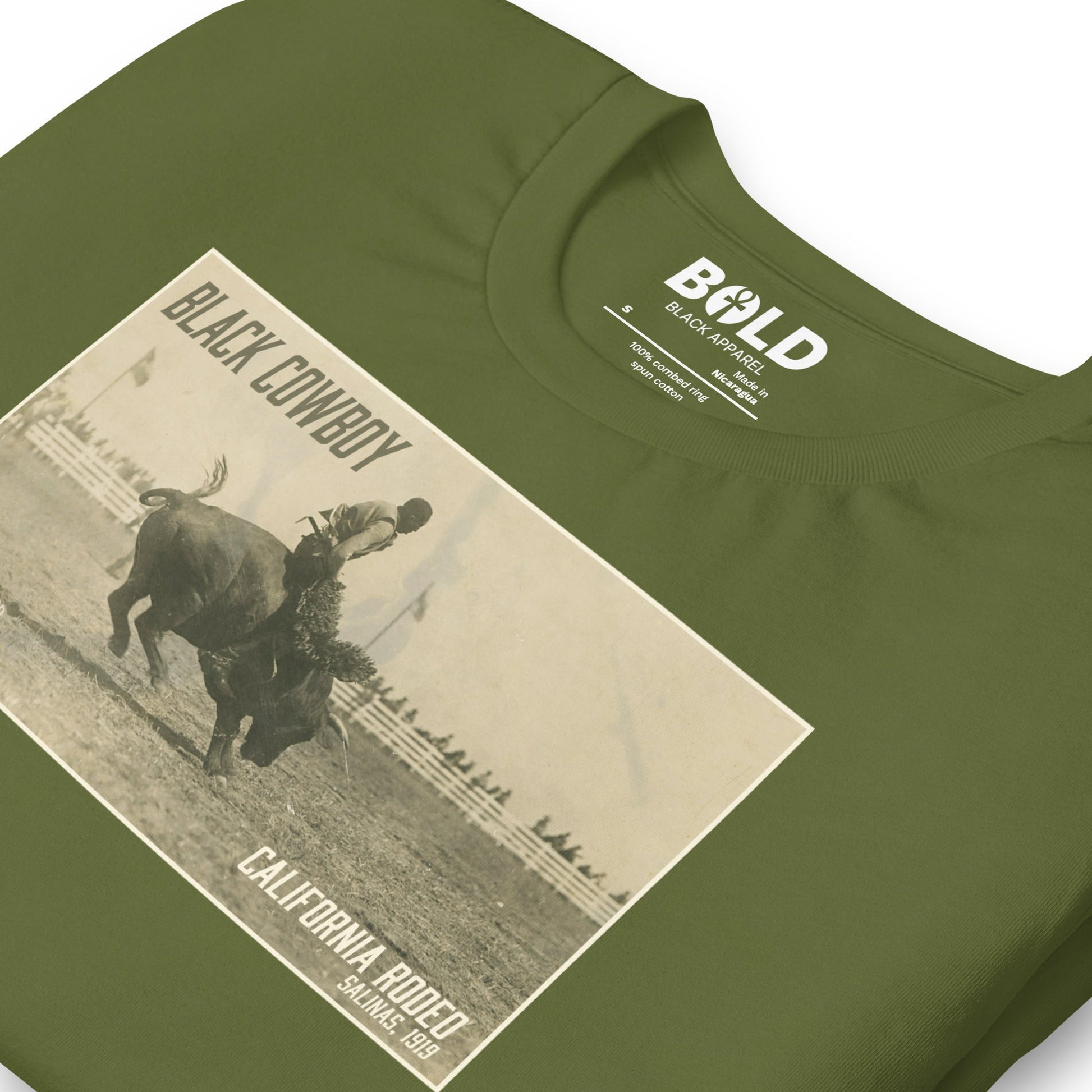 Black Cowboy T-Shirt - Bold Black Apparel