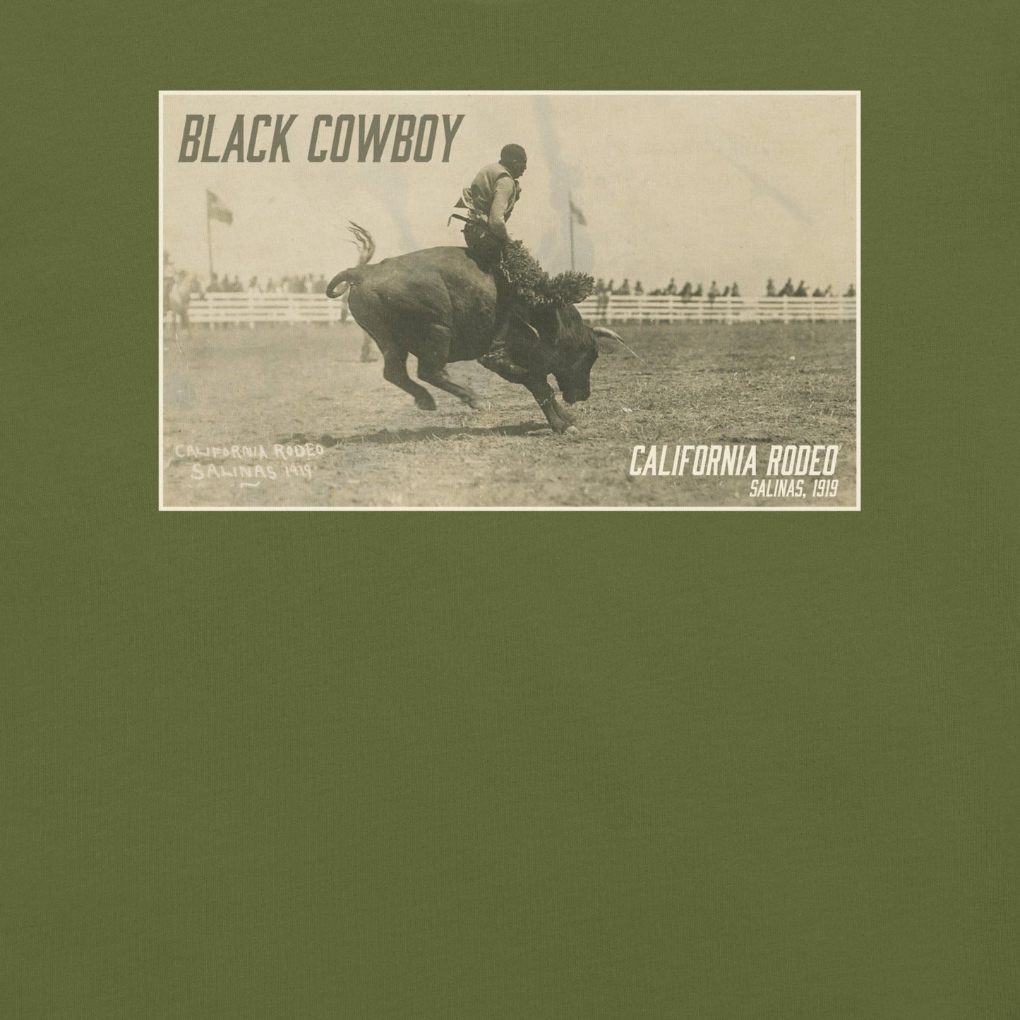 Black Cowboy T-Shirt - Bold Black Apparel