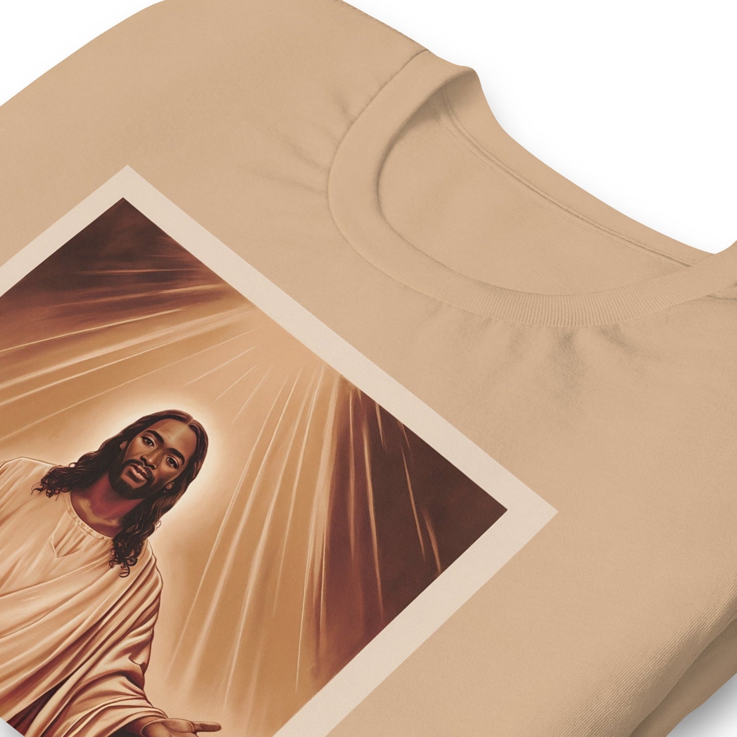Black Jesus Portrait T-Shirt - Bold Black Apparel