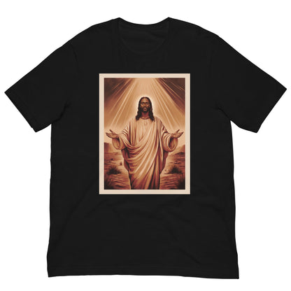 Black Jesus Portrait T-Shirt - Bold Black Apparel