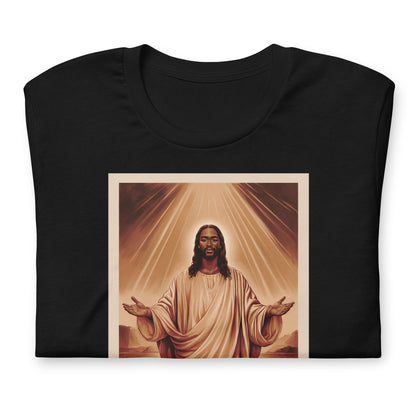 Black Jesus Portrait T-Shirt - Bold Black Apparel