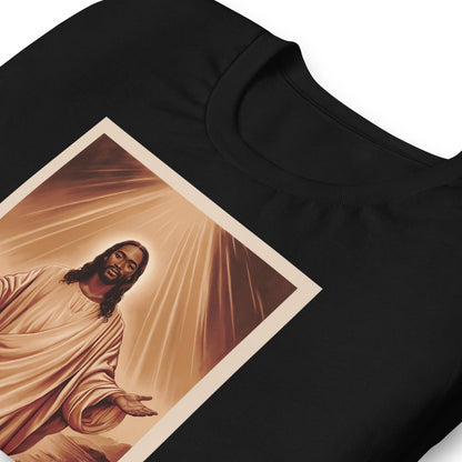 Black Jesus Portrait T-Shirt - Bold Black Apparel