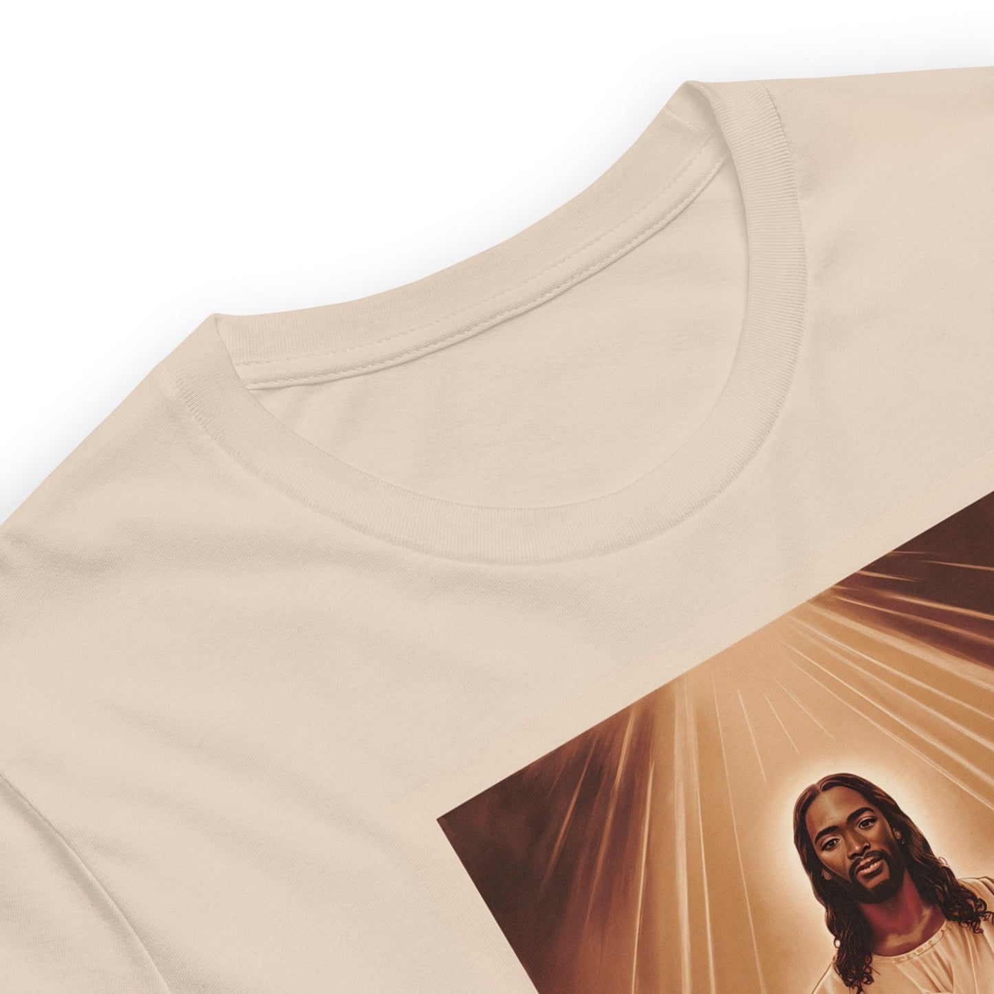 Black Jesus Portrait T-Shirt - Bold Black Apparel