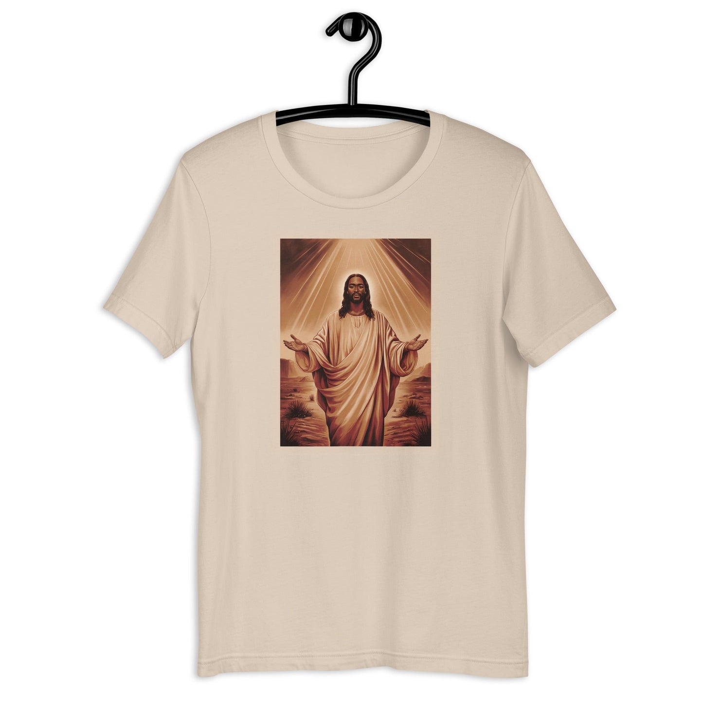 Black Jesus Portrait T-Shirt - Bold Black Apparel