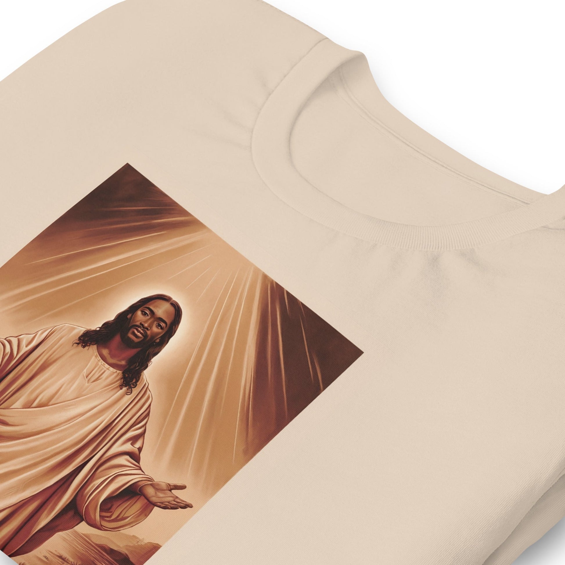 Black Jesus Portrait T-Shirt - Bold Black Apparel