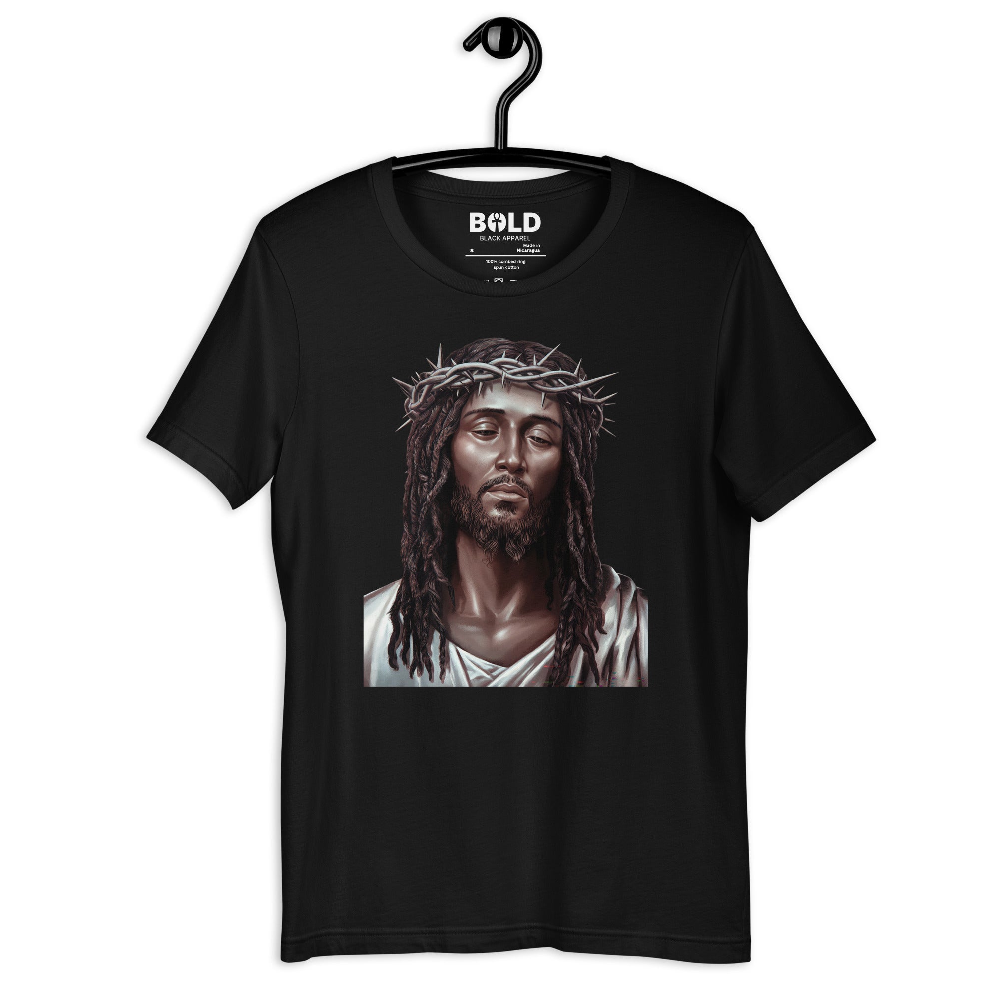 Black Jesus T-Shirt | Spiritual Graphic Tee – Bold Black Apparel