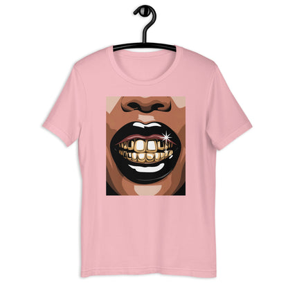 Black Woman Grillz T-Shirt - Bold Black Apparel