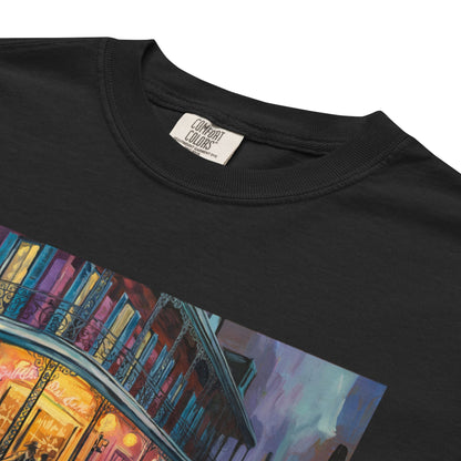 Bourbon Street Heavyweight T-Shirt - Bold Black Apparel