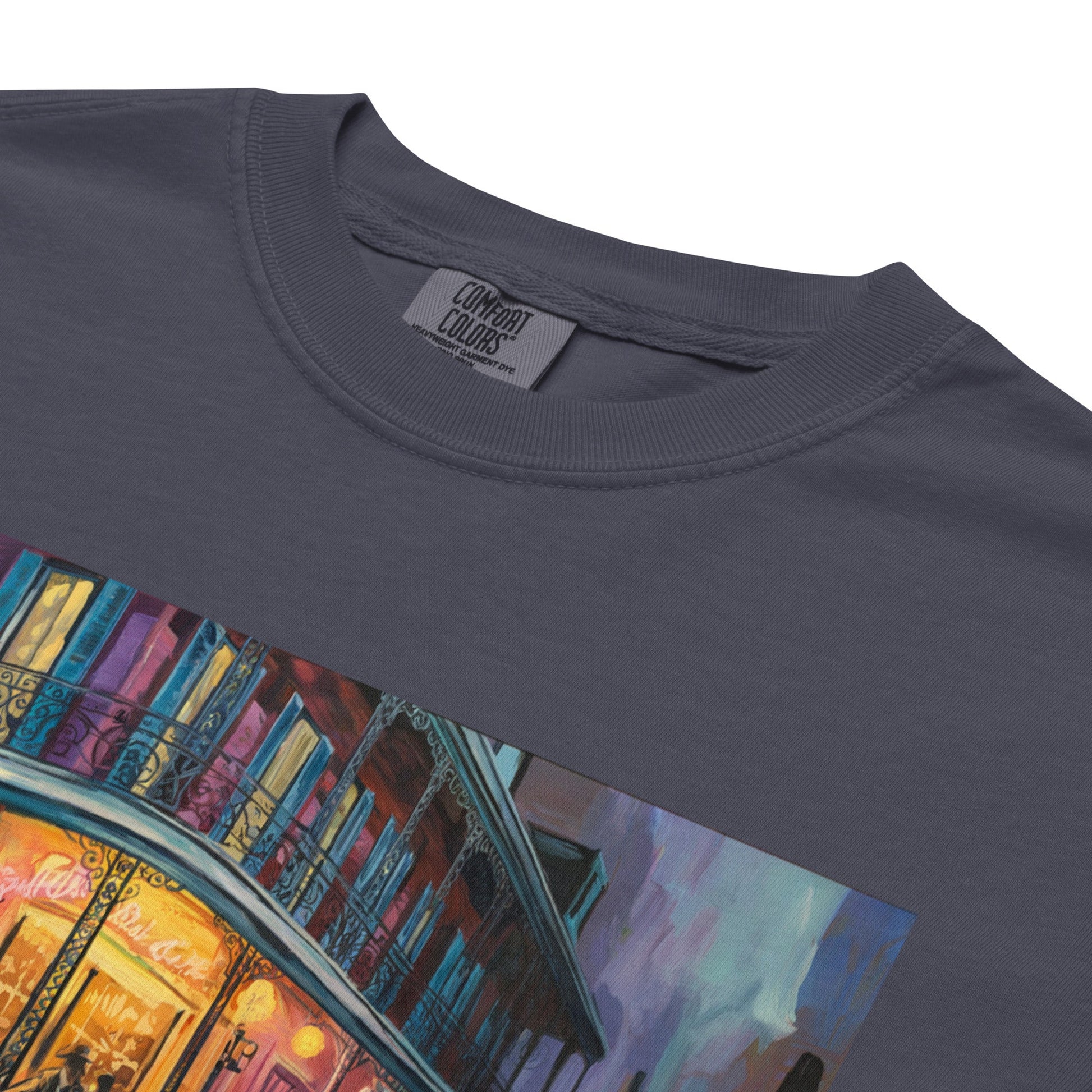 Bourbon Street Heavyweight T-Shirt - Bold Black Apparel