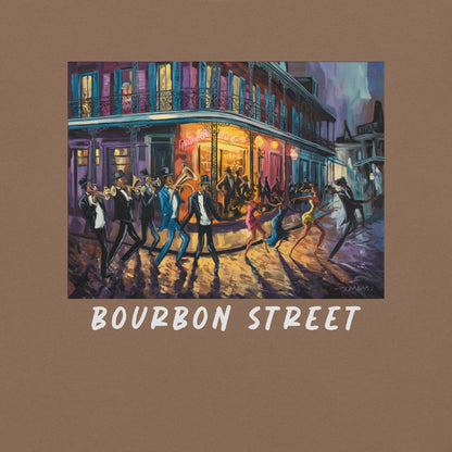 Bourbon Street Heavyweight T-Shirt - Bold Black Apparel