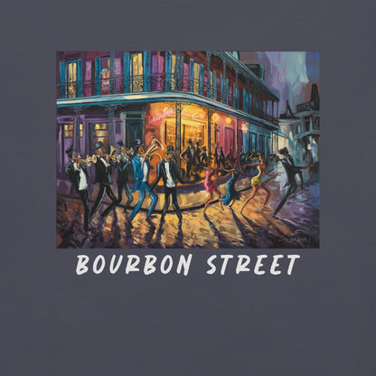Bourbon Street Heavyweight T-Shirt - Bold Black Apparel