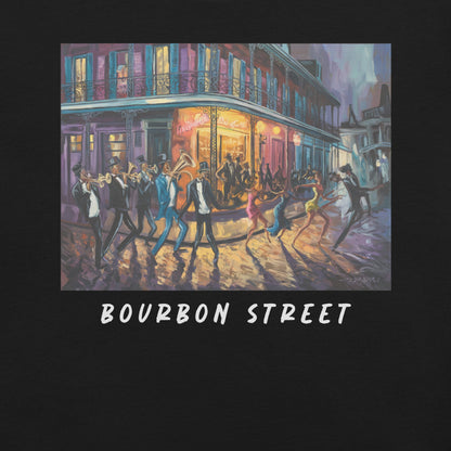 Bourbon Street T-Shirt - Bold Black Apparel