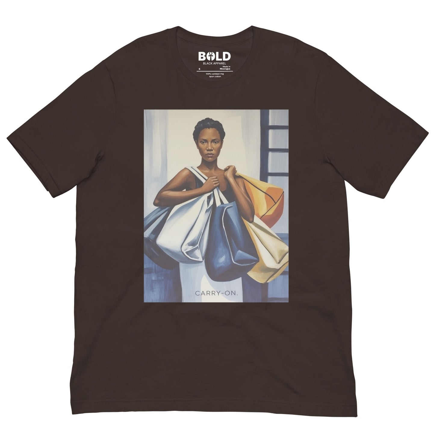 Carry - On T-Shirt - Bold Black Apparel