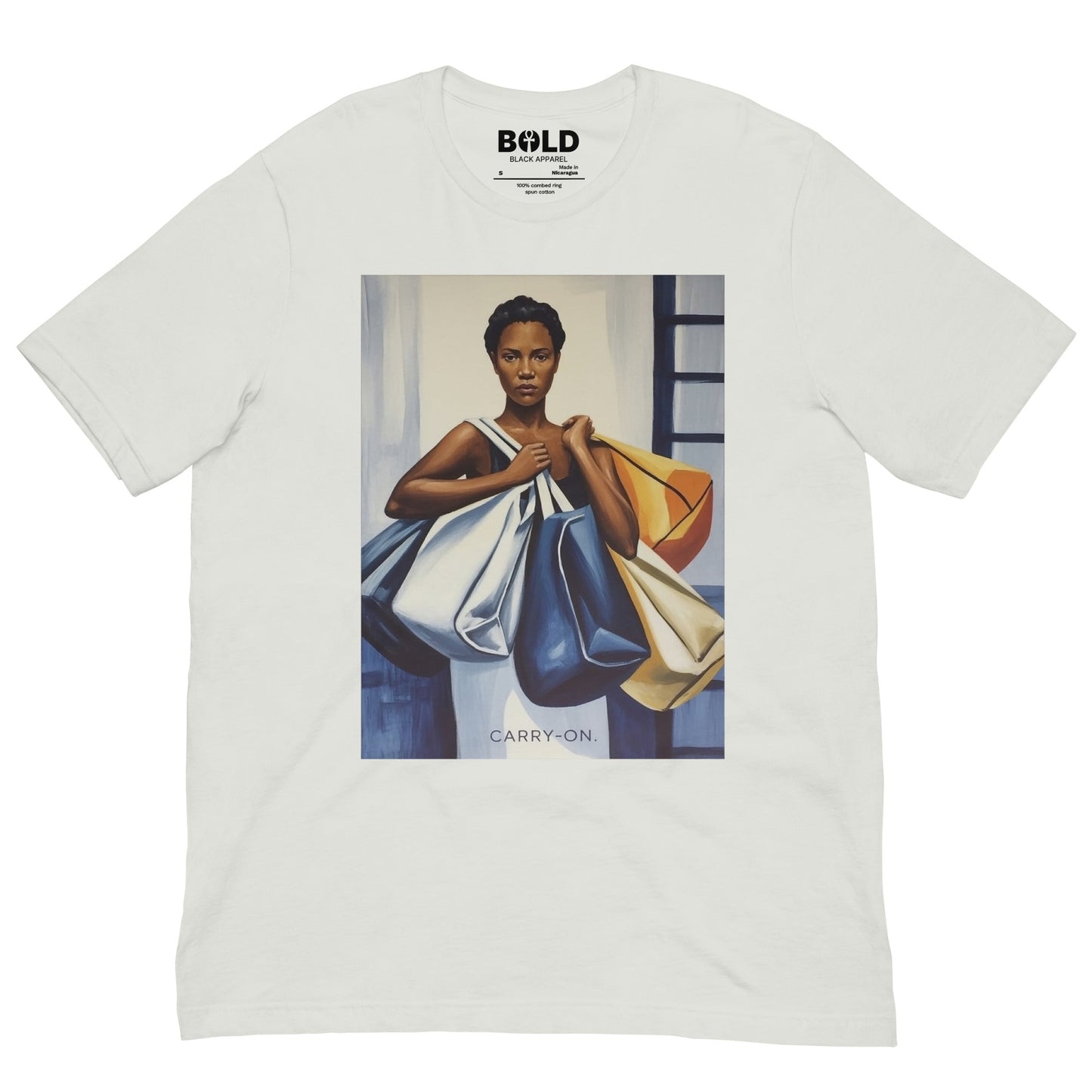 Carry - On T-Shirt - Bold Black Apparel