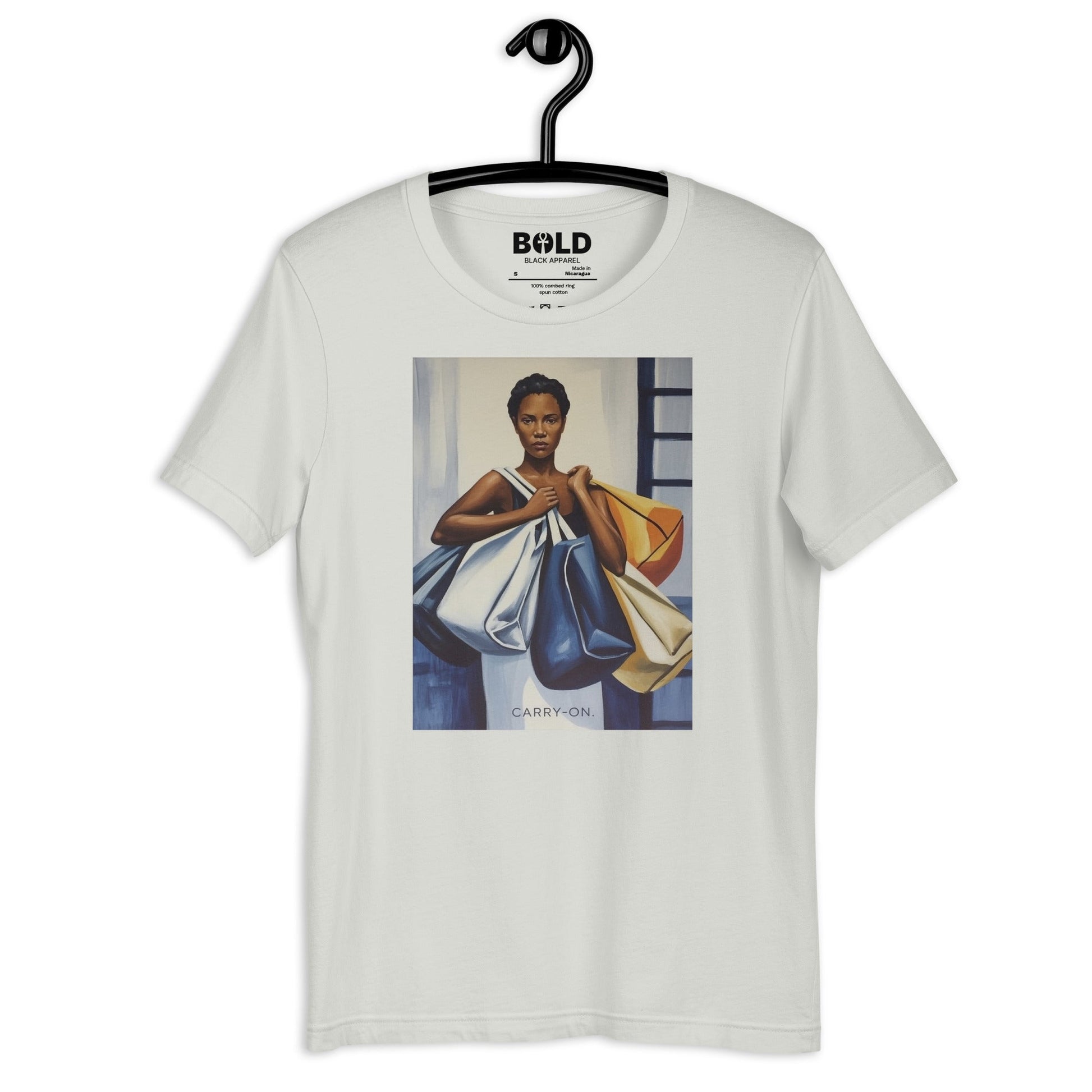 Carry - On T-Shirt - Bold Black Apparel