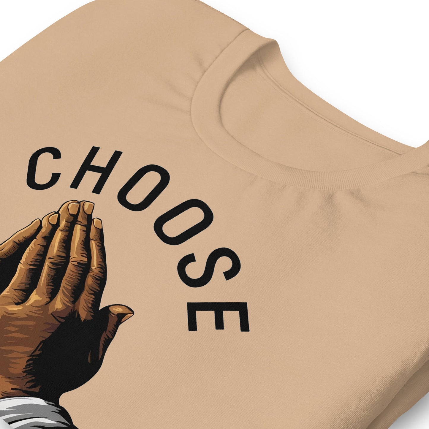 Choose Gratitude T-Shirt - Bold Black Apparel