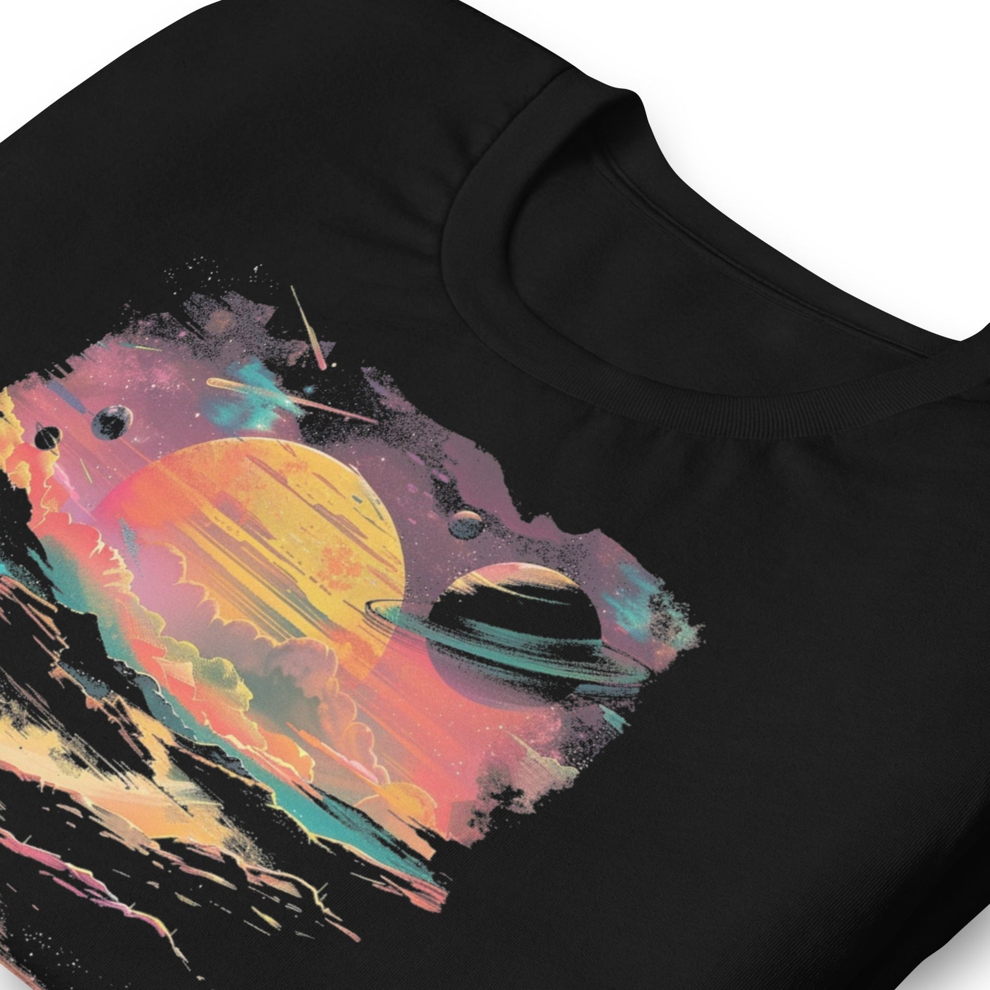 Cosmic Dreams T-Shirt - Bold Black Apparel