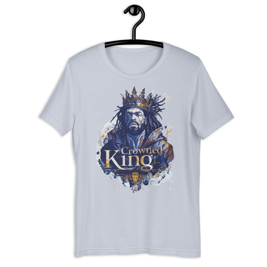 Crowned Black King T-Shirt - Bold Black Apparel