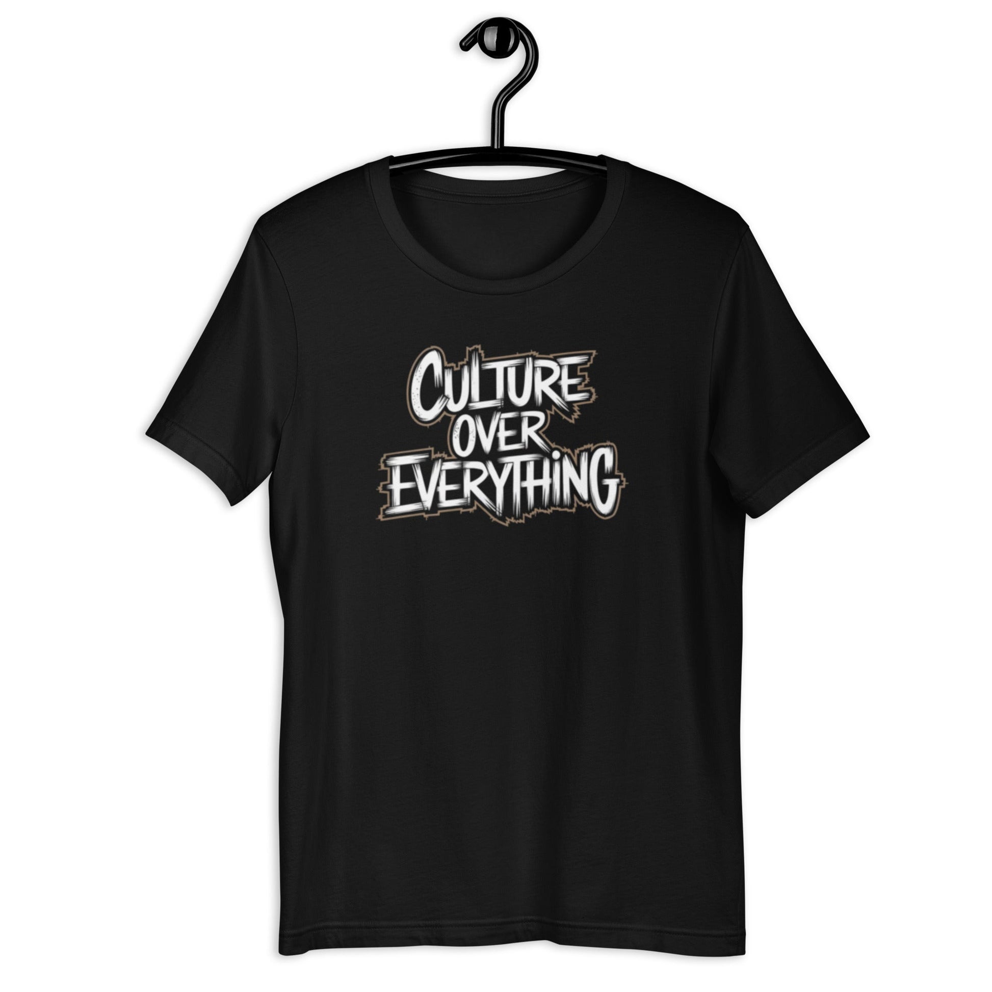 Culture Over Everything T-Shirt - Bold Black Apparel